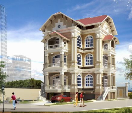 5 mẫu biệt thự phố 3 tầng hiện đại đẹp nhất Việt Nam - Mẫu 5